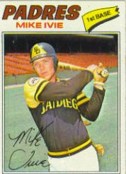 1977 Topps Baseball Cards      325     Mike Ivie